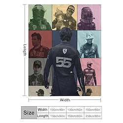 ELeweN Collage Carlos Sainz Jr Blanket Throw