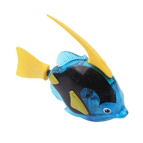 OrliverHL Cute Simulation Swimming Electronic Artificial Fish Tropical Marine Plastic Clown Fish Children Baby Kid Bathing Toys Random Color,1# - Thumbnail 3