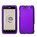 Purple Rubberized Hard Case Cover for Verizon Motorola Droid 4
