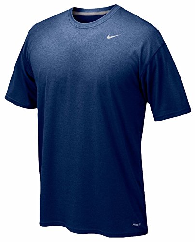 Nike Youth Boys Legend Short Sleeve Tee Shirt (Youth X-Large, Navy)
