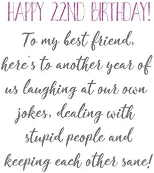 22nd birthday gifts for best friend