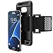 Galaxy S7 Armband, SUPCASE Easy Fitting Sport Running Armband with Premium Flexible Case Combo for Samsung Galaxy S7 2016 Release (Black)