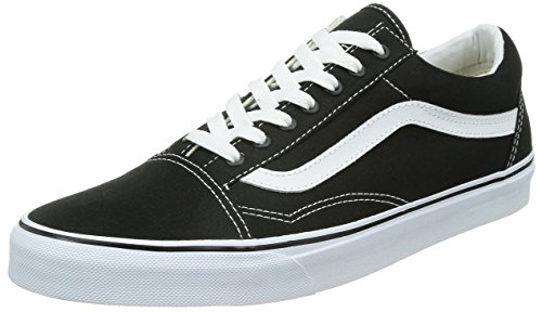 Vans Men's Old Skool Skate Shoe (7 D(M) US, Black/True White)