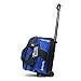 Pyramid Path Deluxe Double Roller with Oversized Accessory Pocket Bowling Bag (Black/Royal Blue)