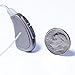 Otofonix Apex Hearing Aid for Seniors & Adults, Noise Canceling, Mini - Virtually Invisible, USA Phone Support (Left, Grey)