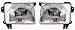 98-00 Nissan Frontier Pickup Truck 00-01 Xterra Headlights Headlamps Pair Set