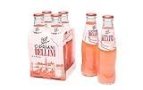 Cipriani Food Peach Bellini Mix, 4 - 6.09 oz. Glass Bottles per Pack (2 Packs)