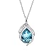 Mother‘s Day Gifts, Teardrop of Angel Pendant Necklace Jewelry Mother Gift with Crystals from Austria
