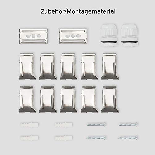 NCC-Licht LED Feuchtraumleuchte Wannenleuchte 150cm 1x 22W T8 Röhre 840 Neutralweiß 4000K IP65 mit Sensor – Bild 7