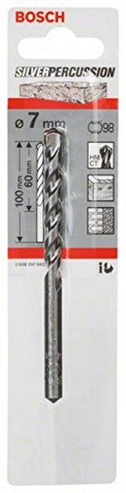 Bosch 2608597662 CYL-3 Concrete Drill Bit, 7mm x 60mm x 100mm, Silver