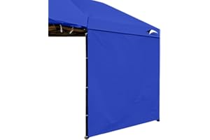 MQoutdoor Wind Sidewalls for Pop up Tent, Canopy Sun Sides 10x10 Wall, Royal Blue, 10x10ft