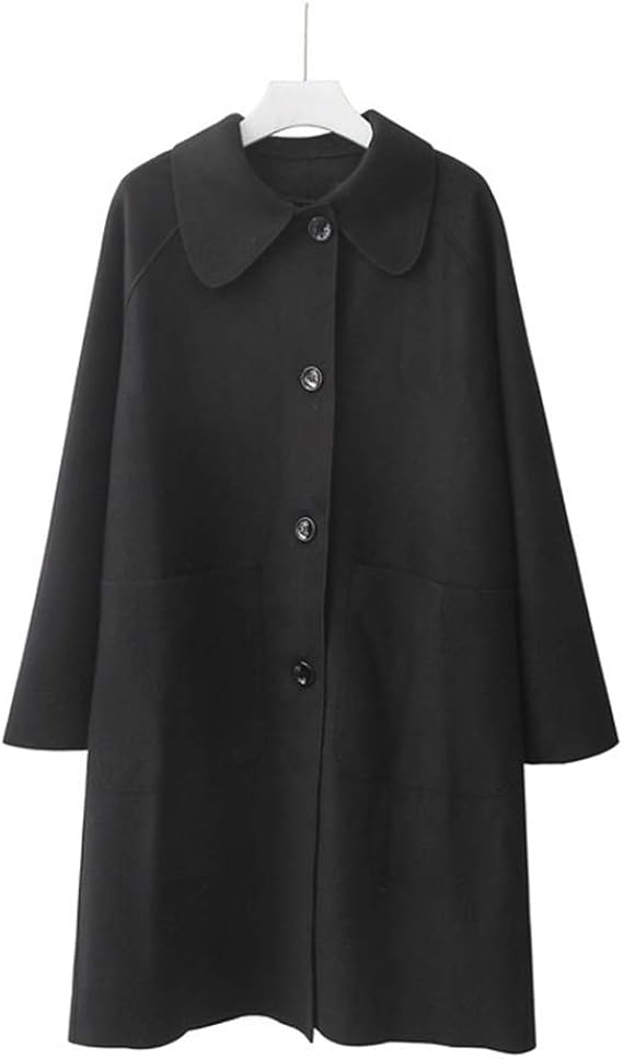Amazon チェスターコート レディース アウター ロング ダッフルコート 無地 きれいめ おしゃれ 冬 ダッフルコート 保温 防寒 かわいい コート ジャケット 通販