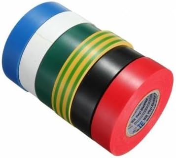 19mm X 20m PVC Electrical Insulation Tape Cable Wrapping Adhesive Tape (White) by Youngstore
