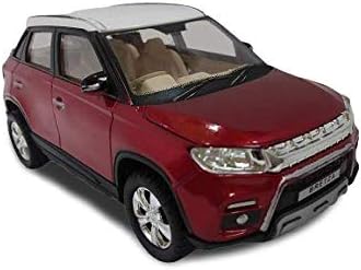 Amisha Gift Gallery Brezza SUV Pull Back Action Centy Toys Car for Kids - Colour May Vary (Red - White)