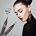 Double-Sided Winged Liquid Eyeliner Stamp by Tatyana Naturals (10mm, Matte Black) Smudge-Proof, Waterproof, Create Perfectly Identical Wings for Your Cat Eye Makeup