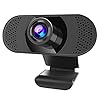 Anykuu Webcam pour PC avec Microphone 1080P Full HD Caméra Web USB 2.0 Audio Stéréo Mise au Point Automatique pour…