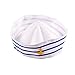 Crazy Night White with Blue Sail Hat Adult Costume Accessory,Dress up Party Hats (12)
