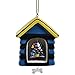 Romero Britto Dog House with Puppy and Bone Pendants Xmas Ornament