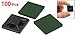 uxcell 100 Pcs 20mm X 20mm X 4mm Self Adhesive Cable Tie Mount Base Holders Replacing Parts Self Adhesive Base Black