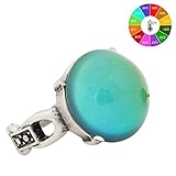 Mojo Classic Design Antique Sterling Silver Plated Ring Stone Color Change Mood Rings MJ-RS041 (9)