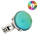 Mojo Classic Design Antique Sterling Silver Plated Ring Stone Color Change Mood Rings MJ-RS041 (9)