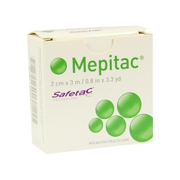 Mepitac 2 x 300 cm or (2cm x 3 m) Roll Non-Sterile by Mlnlycke Health Care GmbH