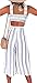 FANCYINN Women’s Striped Rompers Sleeveless Wide Leg Pants Zipper Jumpsuit Playsuit with Pockets Blue S