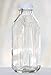 Glass Milk Bottles - USA Made 33.8 oz Jugs with Extra Lids - Set of 4