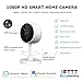 LARKKEY WiFi Home Security Surveillance Camera 1080P, Smart Baby Monitor Compatible with Alexa and Google Home, Motion Detection & Tracker, Night Vision