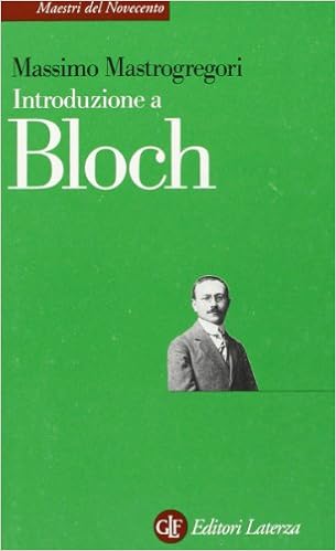 Massimo Mastrogregori – Introduzione a Bloch (2001)