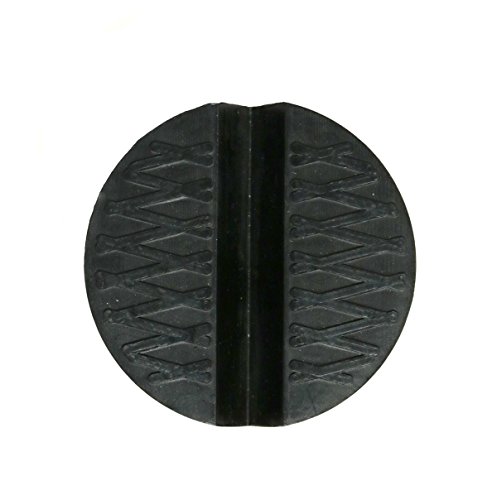 TMB Motorsports 2 Pack V-Groove Rubber Universal Floor Jack Pad Adapter