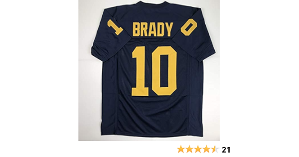 tom brady michigan jersey amazon