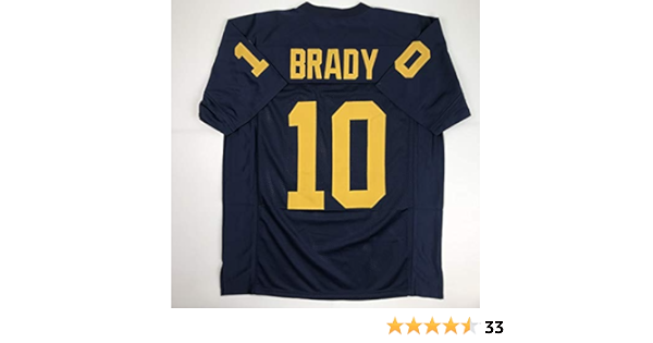 tom brady michigan jersey amazon