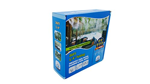 Hydrobreeze AMZ05145 MISTING SYSTEM Outdoor Mistcooling 36 Feet Line, BEIGE