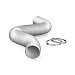 TerraBloom 8" Air Duct - 8 FT Long, Flexible Ducting with 2 Clamps, 4 Layer HVAC Ventilation Air Hose - Great for Grow Tents, Dryer Rooms, House Vent Register Lines