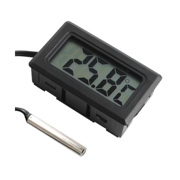 fitTek - LCD TERMOMETRO PROFESSIONALE DIGITALE CON SONDA PER ACQUARIO PESCI