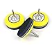 3 Inch (75mm) Hook and Loop Sanding Pad for Sanding Discs with 6mm Dia Shank Drill Attachment + Soft Foam Layer Buffering Pad, 3 Pack