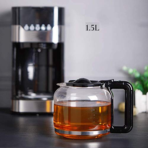 DSY Filterkaffeemaschine, 1,5L Kaffeemaschine 24H Programmierbarer Smart Tropte Kaffeebrauer Mit Lcd-Display-Glas… – Bild 4