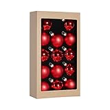 Suixing Christmas Glass Balls Multi Colors Included