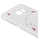 Samsung Galaxy S7 Edge Case Clear Colorful Case Cute Pink Butterfly Fairy Flowers Design Ultra Slim-Fit Easy Makeup PC Bumper Cover & HD Screen Protector Diamond Dust Plug Stylus Pen by Badalink
