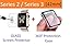 Apple Watch Case Series 2 and Series 3 42mm, Ezone Tempered Glass Screen Protector for Apple Watch Series 2 / Series 3 and Ultra-thin Clear HD Case