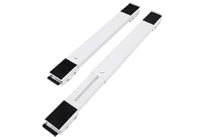 Lrioehny Washing Machine Base, Adjustable Extendable Appliance Trolley Roller Wheels to Support The Load of 300 kg