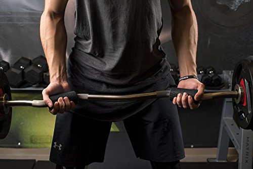 BLUNIVERS Thick Bar Grips for Weightlifting – Fat Bar Training Accessory for Dumbbell & Barbell – Rapid Muscle Growth to Forearm, Biceps, Chest & Triceps – Proved &Tested in Bodybuilding - Thumbnail 4