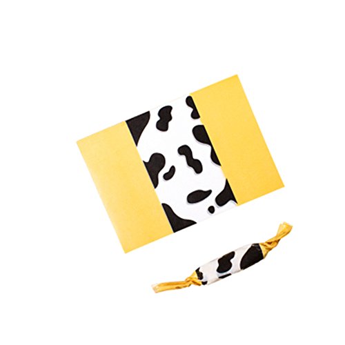 Assorted 5 Designs Nougat Candy Twist Wax Paper, Non Stick,1000 Counts 3.5" x 5"