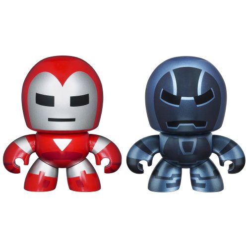 Marvel Avengers Mini Mighty Muggs 2 pack Silver Centurion vs. Iron Monger