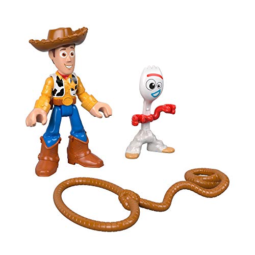 Fisher-Price Imaginext Disney Pixar Toy Story 4 Woody & Forky Figure 2-Pack