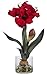 Nearly Natural Amaryllis with Round Vase