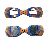 Fbsport 6.5inch Silicone Scratch Protector Cover Case For 2 Wheels Self Balancing Electric Scooter (Blue/Orange)
