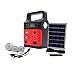 Portable Solar Generator with Solar Panel,Included 3 Sets LED lights,Solar Power Inverter,Electric Generator,Small Basic Portable Generator Kit,Solar Lights for Home & Camping,Power for Solar Fans