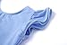 JEE.MDNMD.OO Girls' Flutter Sleeve Skirted Leotard